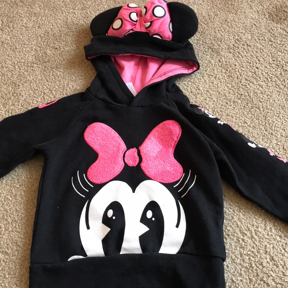 Toddler girls Minnie Mouse hoodie